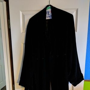 Black Velvet mid length blazer